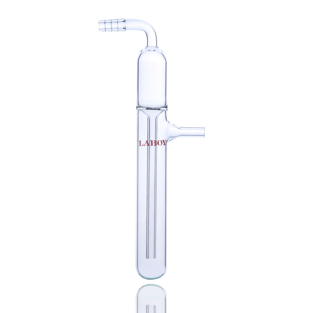 Laboy Glass Gas Bubbler with Mineral Oil for Inert Gas Monitoring and Pressure Relief