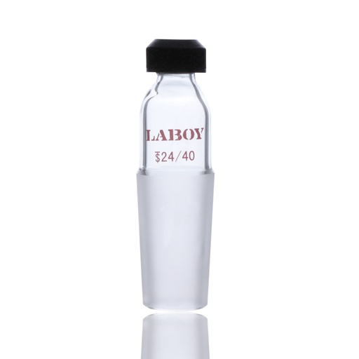 Laboy Glass Thermometer/Inlet Adapter with Compression Cap
