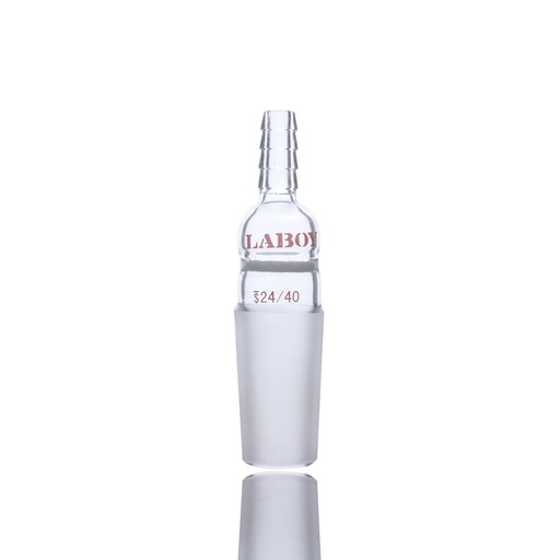 Laboy Glass Vacuum Adapter Straight With Inner Joint And Fritted Disc