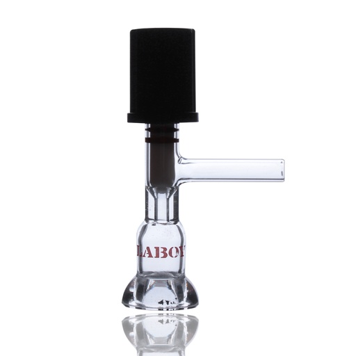 [HMA560001] Laboy Glass Conneting Inlet Adapter With #15 O-Ring Joint &0-4Mm High Vacuum Valve