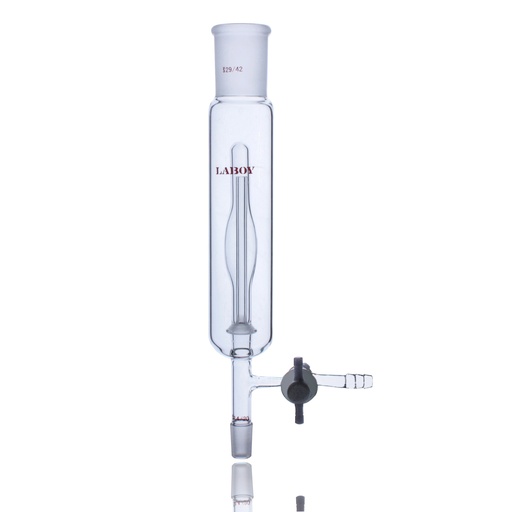 Laboy Glass Bubbler with Small Ball Joints for Pressure Control

