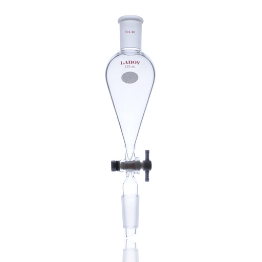 Laboy Glass Separatory  Funnel With Two Joints And PTFE Stopcock