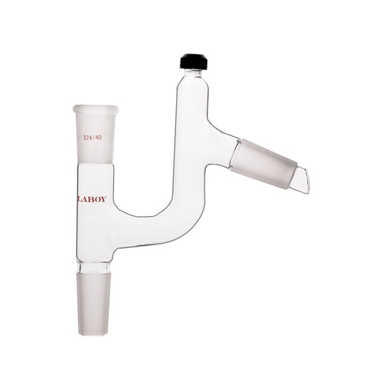 [HMA015803] Laboy Glass Distillation Adapter Claisen Thermometer With 24/40 Joints And Thermometer Cap