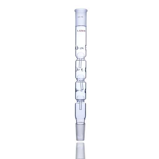 [HMCD3001] Laboy Glass Snyder Distillation Column With 24/40 Joints 300mm In Overall Height