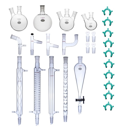 [HMK0203] Laboy Glass Advanced Chemistry Lab Glassware Kit 24/40